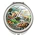 Dinosaur Jurassic Dinoscape Compact Travel Purse Handbag Makeup Mirror