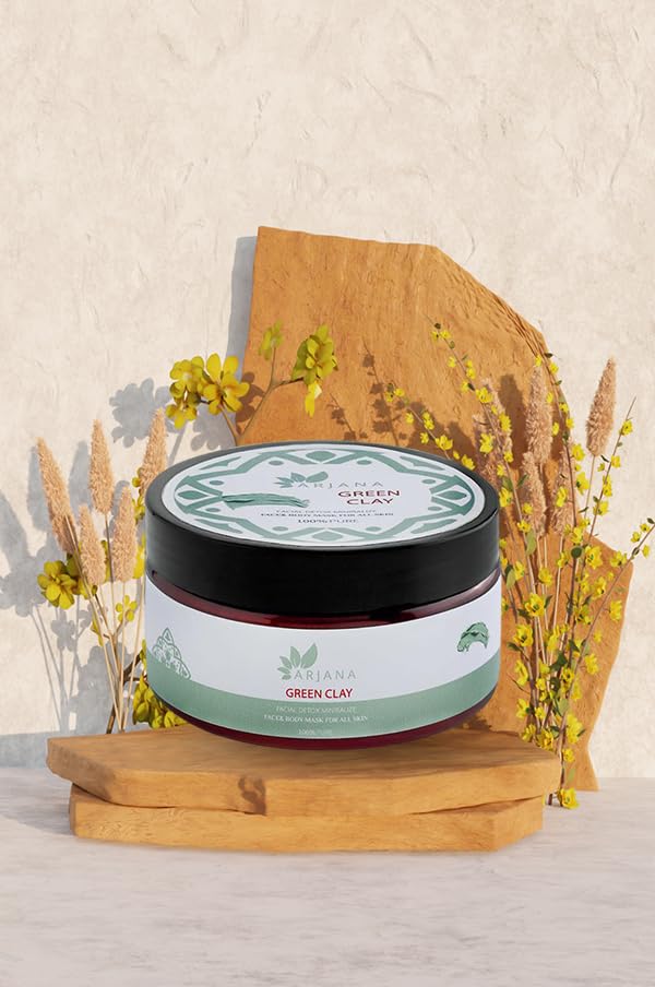 ARJANA Pure Moroccan green Clay Powder