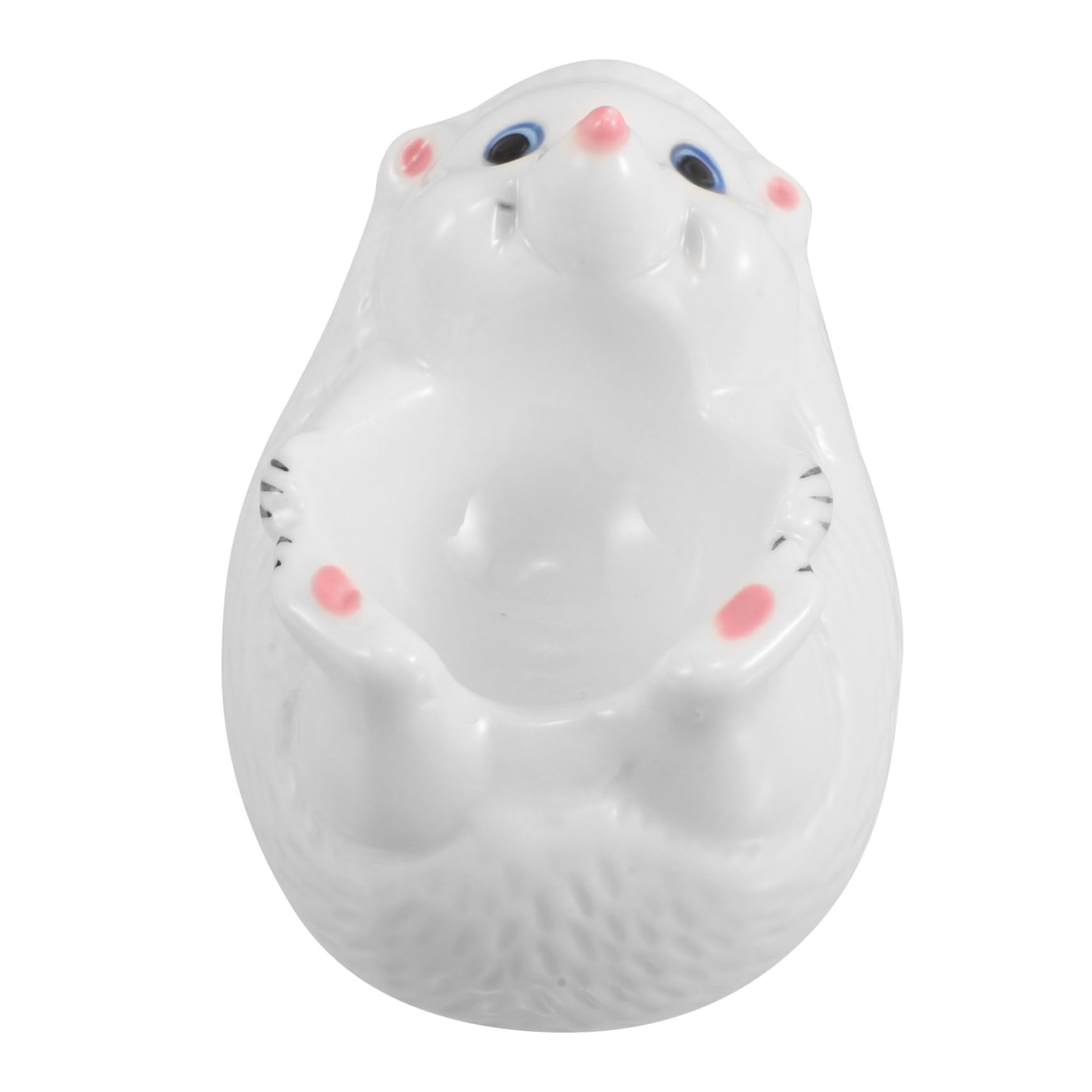 Ciieeo Kawaii Ceramic Egg Holder Cute Animal Shaped Breakfast Egg Cup for Daily Use and Festive Decoration Whimsical Kitchen Decor Minimalist Ceramic Egg Stand for Soft Boiled Eggs