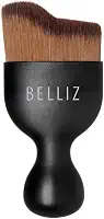 Pincel Contorno de Precisão, Belliz, Preto/Marrom