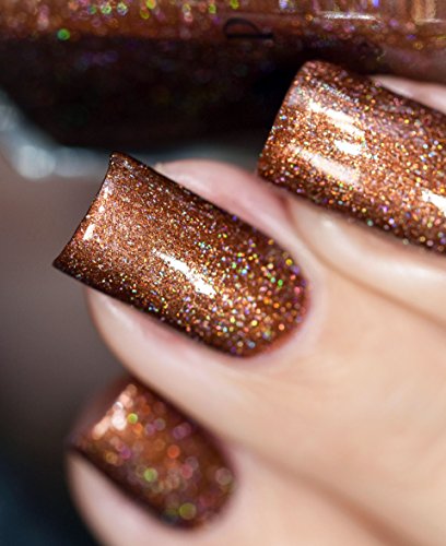 Image of ILNP Cabin Fever - Burnt Orange Holographic Nail Polish