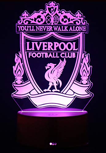 image for SGFBA 3D Acrylic LED Laser Sports Team Logo Lamp 16 Color Changing Tou