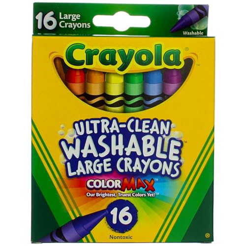 Crayola Large Washable Crayons 16 Pack - 2 Packs