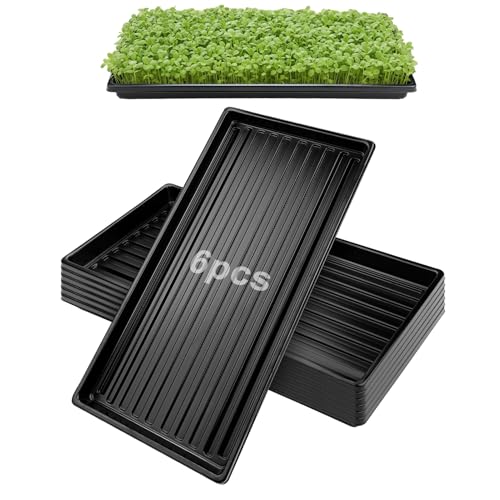 Lishang 6 Pièce Bacs à Semis Plateau pour Semiss Bac a Semis Potager pour Plateaux de Jardin sans...