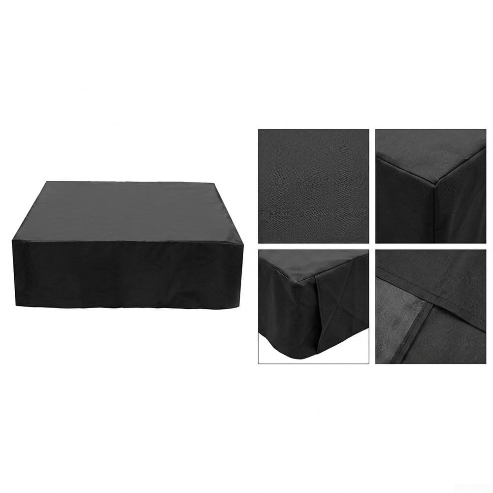 Funda Impermeable para Spa 220x220cm Oxford Anti-UV(Silver 220 * 220 * 85cm)
