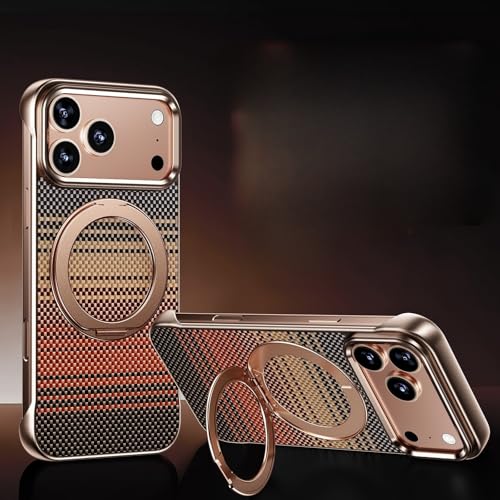 Coque iPhone 14 Pro fibre de carbone fine sans cadre contre la surchauffe