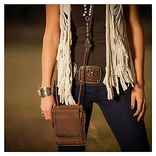 Sts Ranchwear Women's Western Leather Baroness Euro Crossbody Bag #TOP2