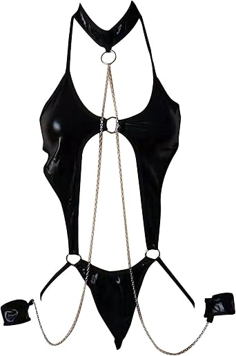 Women Sexy Corset Leather Lingerie Gothic Bustiers Corsets Gater Belt Lace Up Crop Top Outfits Clubwear Sleepwear