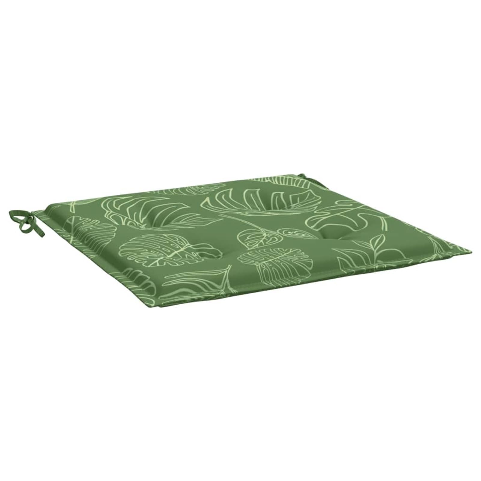 ShGaxin Cojines de Silla 6 uds Tela Estampado de Hojas 40x40x3 cm, Cojines para Butacas De Jardin, Cojines Sillas Cocina, Cojines para Sillas De Terraza, Cojin Silla Exterior - 361025