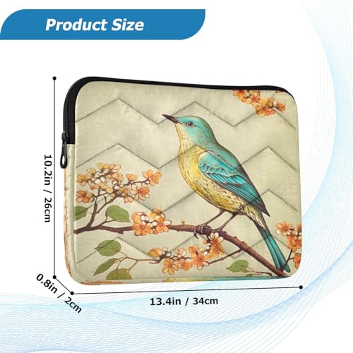 Funda para portátil con diseño de pájaro para 13-14 pulgadas miniatura 3
