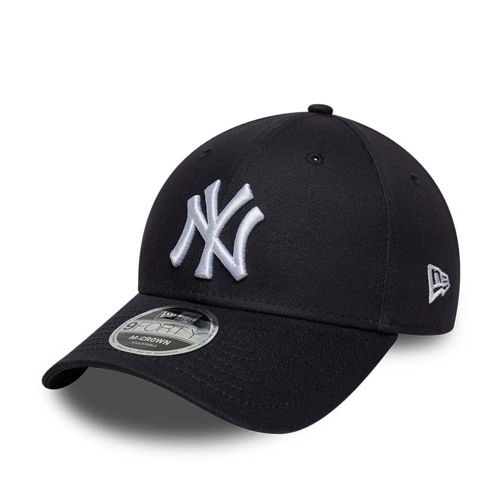 New Era New York Yankees Side Script 9Forty Adjustable M-Crown Cap Navy