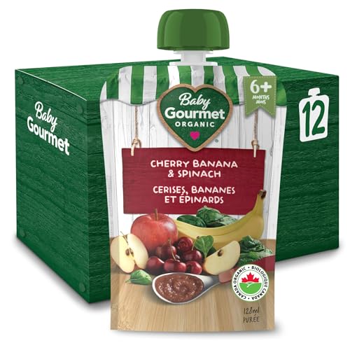 Purée cerise banane épinards Baby Gourmet 12x128mL