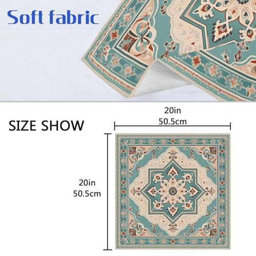 Servilletas de Tela Boho Mandala Multicolor x6 miniatura 6