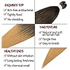 Pre-stretched Braiding Hair Extension Professional Crochet Braiding Hair 26 Inch 8 Packs Hot Water Setting Perm Yaki Synthetic Hair for Twist Braids (26inch,#T4/27)