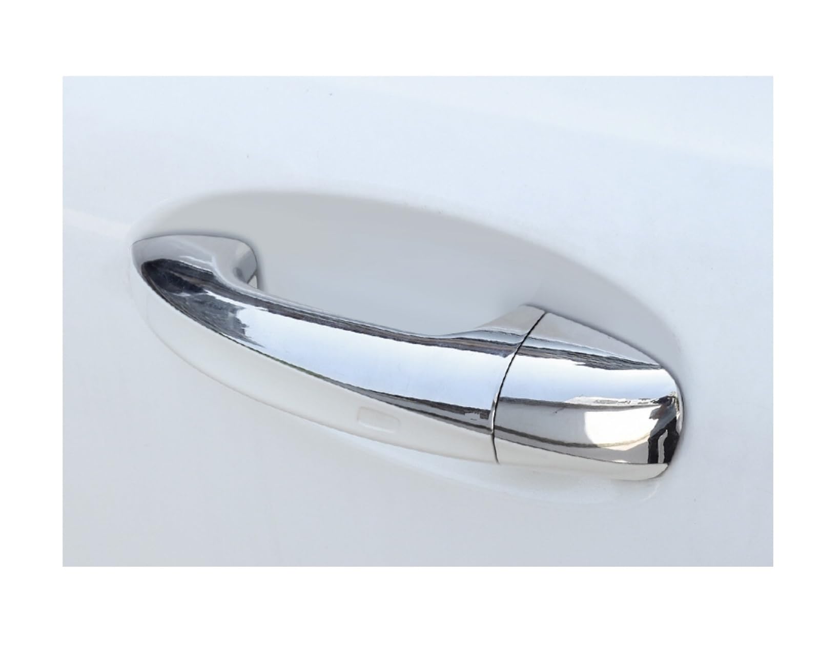 Vdifsvb Sliver For Benz For Cla/A-Class/C-Class/E-Class For Glc For Glb Exterior Door Handle Cover Trim Cap Kit Lhd Side Exterior Door Handle(Sliver)