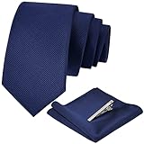 👔【BESTES GESCHENK FÜR MÄNNER】 Die einfarbige Krawatte ist bequem und einfach zu tragen, sie ist ein tolles Geschenk für jeden Mann. Perfektes Geschenk für Vater/Ehemann/Sohn/andere männliche Freunde zum Geburtstag, Vatertag, Jubiläum, Abschluss, Thanksgiving, Weihnachten usw.