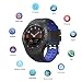 LOVOVR Reloj Inteligente, con BaróMetro/TermóMetro/BrúJula/PronóStico del Tiempo Reloj Correr, Escalar Y Escalar...