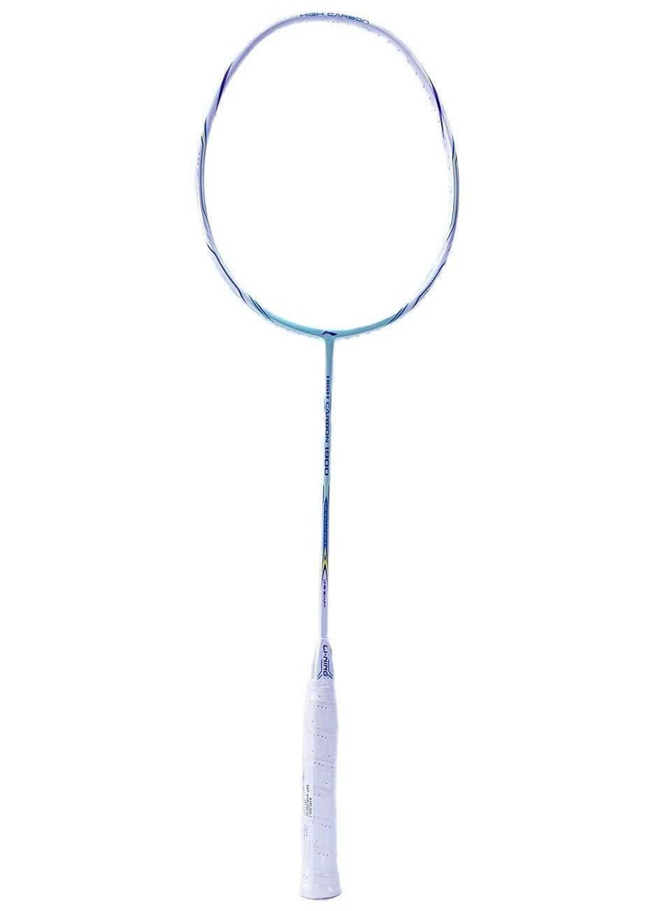 Buy Lining High Carbon 1900 Badminton Racquet -Strung (White
