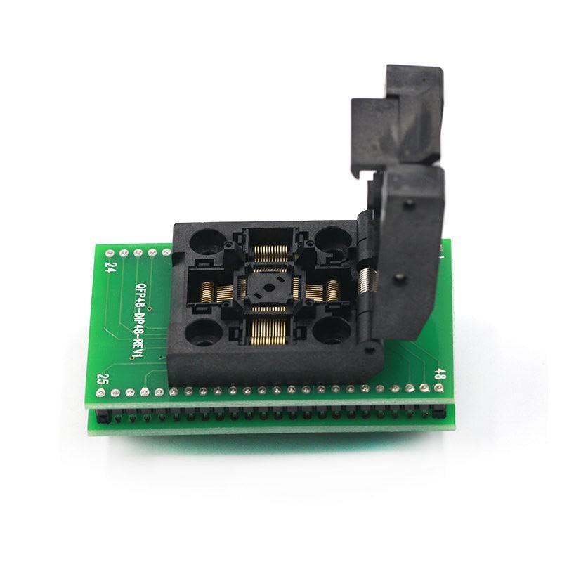 QFP48 to DIP48 IC Test Socket 0.5mm Picth /LQFP48 to DIP48 Programming Adapter / TQFP48 to DIP48Adapter