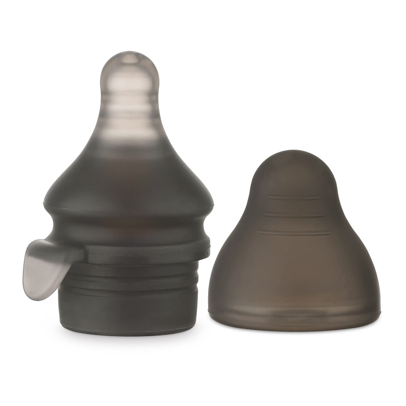 Squeeze & Feed Attachment Set - Variable Flow Baby Bottle Compatible with Silicone Breastmilk Storage Bag,Yummy Pouch,Squeezable on-The-go Feeding Pouch -1pk