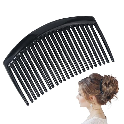 フレンチヘアコーム - ヘアグルーミングクリップ - 女性用ヘアアクセサリー アップスタイル 編み込み 結婚式用 バレッタ ヘアピン ヘアクランプ