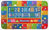 Alphabet Rugs For Kids Playroom - Soft & Modern ABC Rug For Classroom Alphabet Floor Mats For Kids L