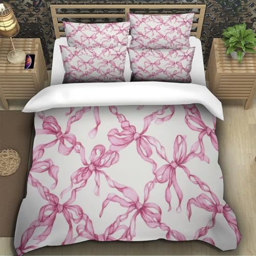 Parure de lit 3D en microfibre super douce et résistante pour lit simple