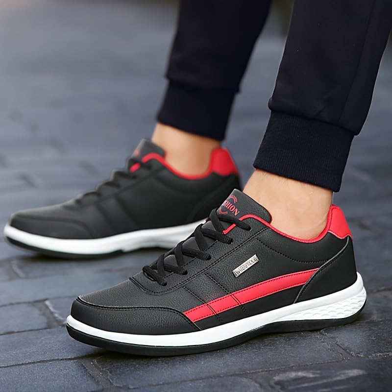 Men's Casual Comfortable Sneakers, Lightweight Durable Anti-Slip Sneakers, Street Style Trendy Shoes for Daily Wear2
