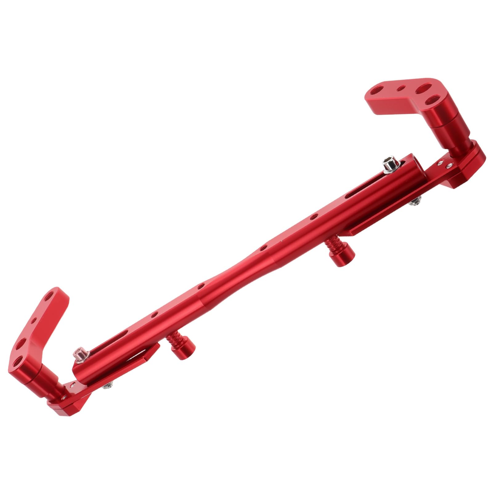 Zerodeko Guidon De Rallonge Avec Vis Adaptée Véhicules Rouges Support Téléphone Guidon Accessoires Scooter Installation Rapide Confort Conduite Stable Barre Équilibrage