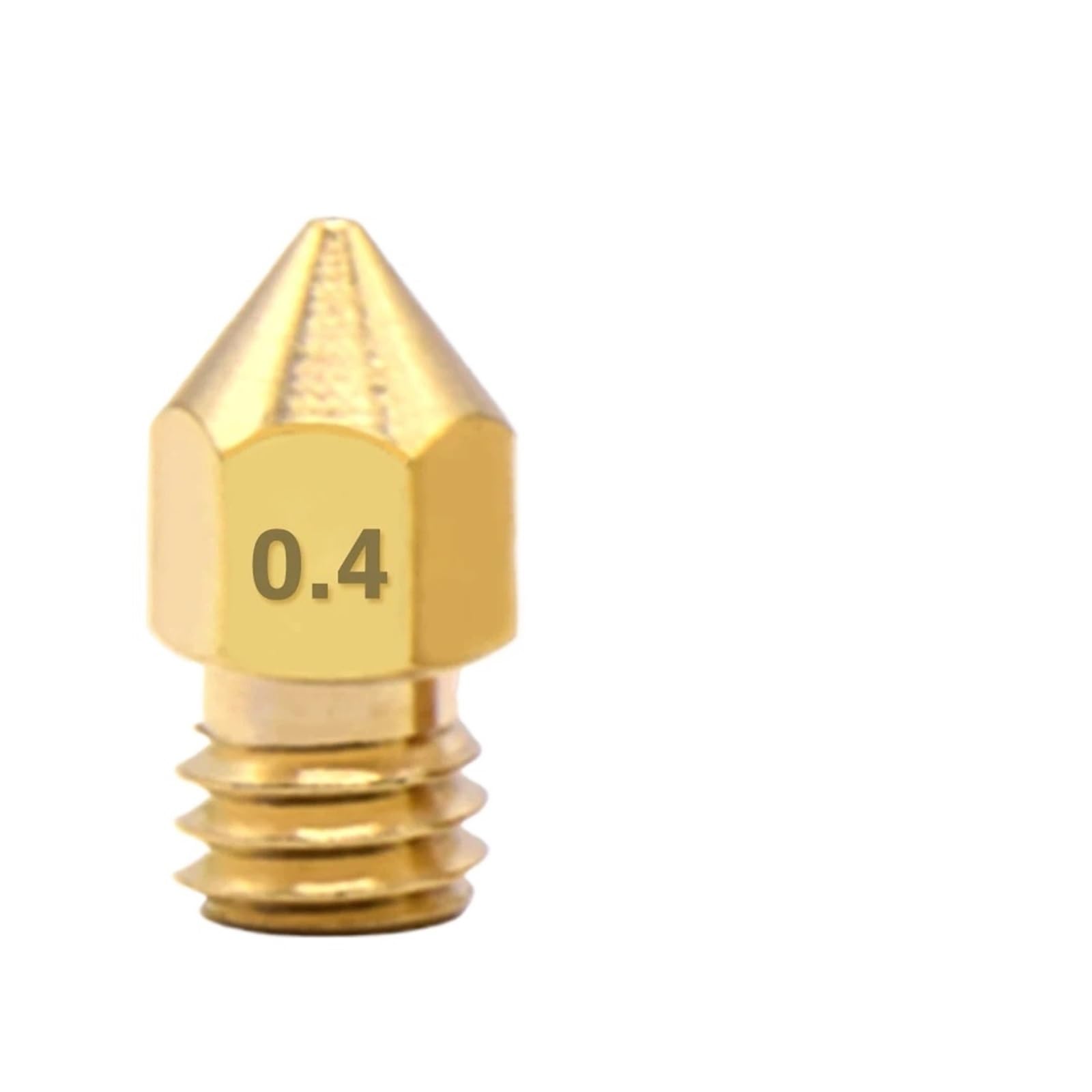 Ugello MK8 in ottone per filamento 1, 75 mm, compatibile con Creality | Ugello estrusore 0,3/0,4/0,5/0,6/0,8/1,0 mm per stampanti 3D Ender 3, Ender 5 e CR-10(0.3mm,50pcs)