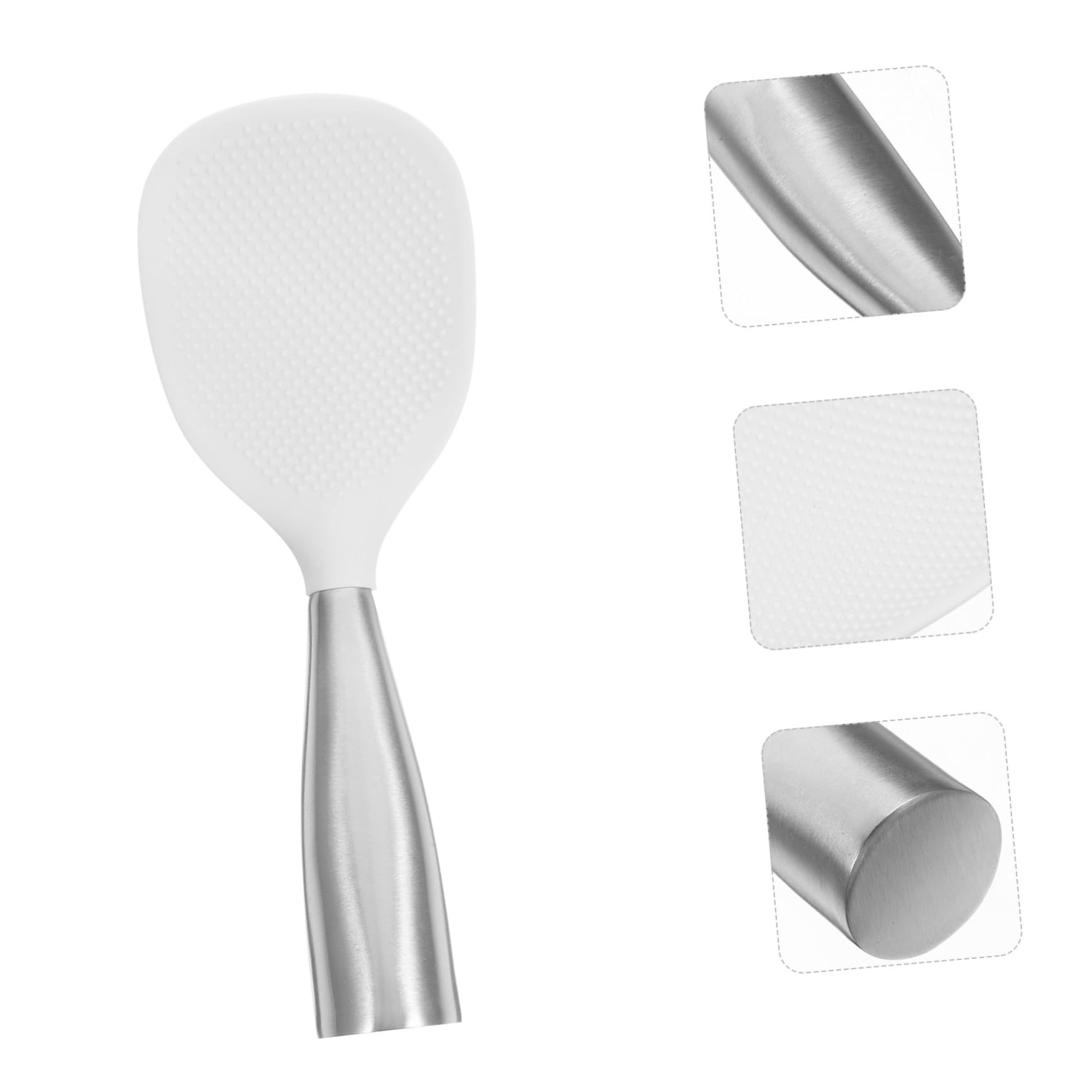 GRIRIW Standing Rice Spoon Non Stick Rice Paddle for Easy Serving and Scoop for Household Kitchen Use Sleek Design