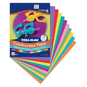 Tru-Ray Papel de Construcción de 9 x 12 pulgadas, 50 Hojas