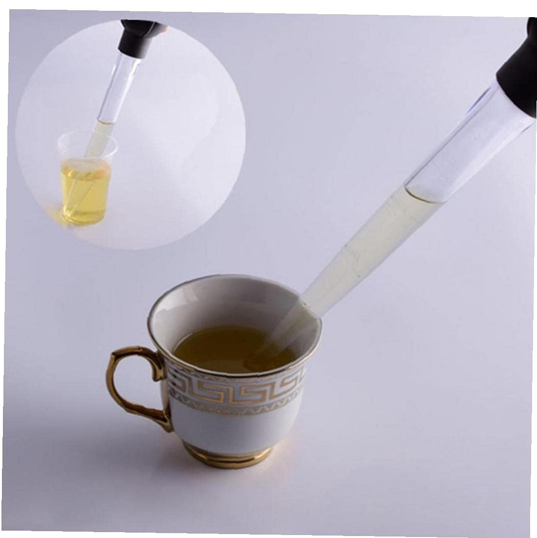 HUSERYT Grande Pipette Avec échelle En Plastique Pipette Compte-gouttes