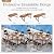 Sophia & William Patio Outdoor Table and Chairs Set, Patio Dining Sets for 8, 9 Pieces Patio Table Set Acacia Wood Table Expandable and Rattan Chairs for Backyard Deck Porch Outside