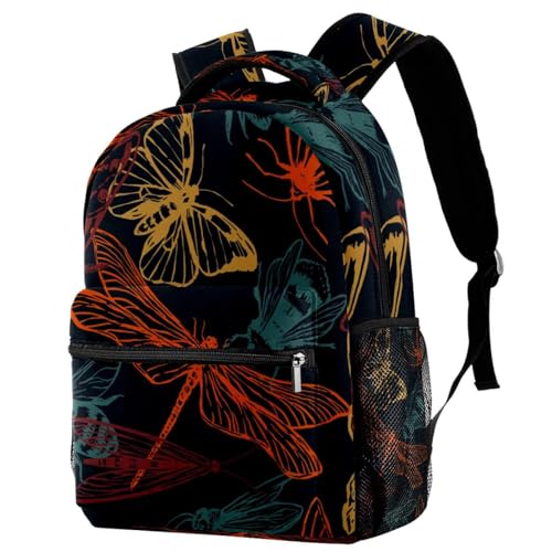 Sac à dos pour filles et garçons multicolore idéal pour le collège