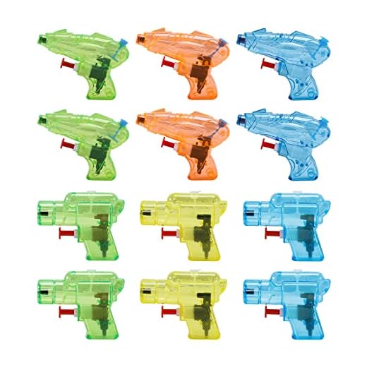 12 Packs Water Gun for Kids Squirt Toys Outdoor Beach Swimming Pool Game Summer Party Favor