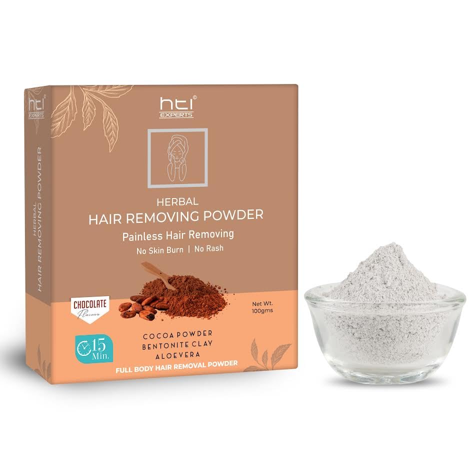 HTI Experts || Chocolate Full Body Hair Removal Powder For Leg,10 Minute Painless Herbal Hair Removal Waxing Powder, Easy To Use At Home,Salon Like Results, Effective Hair Removal (100G) (B0D8TJBKVM) Amazon Price History, Amazon Price Tracker