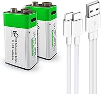 Vista 8 de Batería recargable de iones de litio USB D, batería D recargable de alta capacidad de 1.5 V 12000 mWh, carga rápida de 4 horas, 1200 ciclos