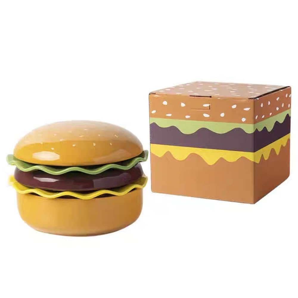 ハンバーガーデザインの可愛い小皿セット（6枚組） ハンバーガーデザインの可愛い小皿セット（6枚組）