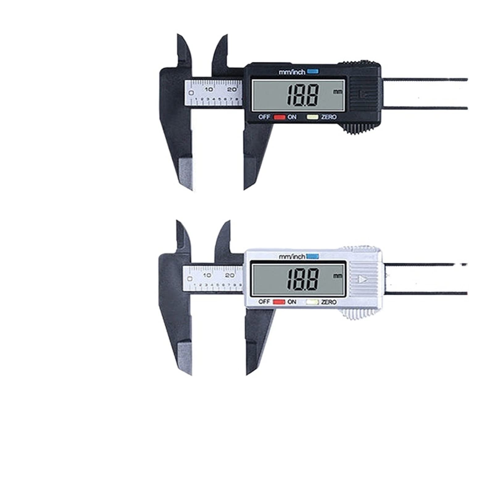 Calibrador electrónico Digital de 6 Pulgadas y 100 mm con Regla micrométrica, Herramienta de medición
