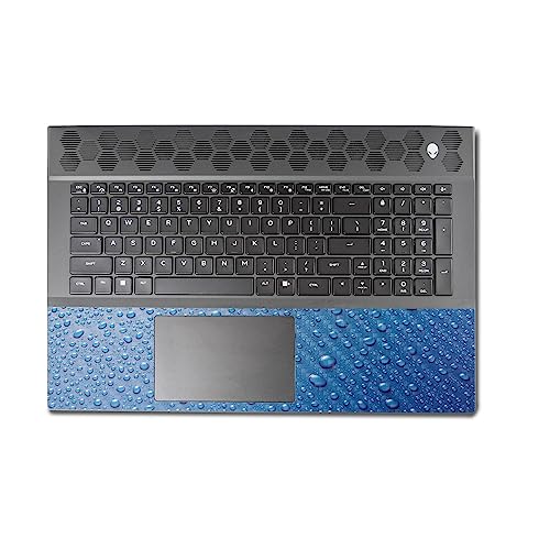 Image of MightySkins Carbon Fiber Skin Compatible with Alienware M18 R1 (2023) Full Wrap Kit - Mist | Protective, Durable Textured Carbon Fiber Finish | Easy to Apply & Change Styles | Made in The USA