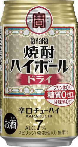 [TaKaRa焼酎ハイボール「ドライ」350ml×12本]翌月末迄に順次出荷