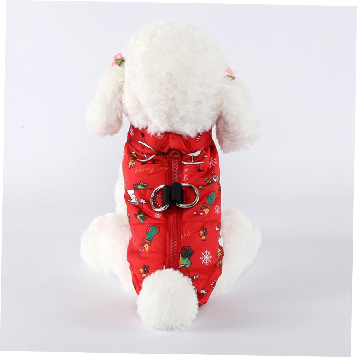 minkissy 3 Piezas Ropa de Traje de Nieve para Mascotas Chaleco Abrigo de Perro Chamarra para Perro con Estampado de Estrellas protección contra la Nieve Chaqueta Abrigo de algodón