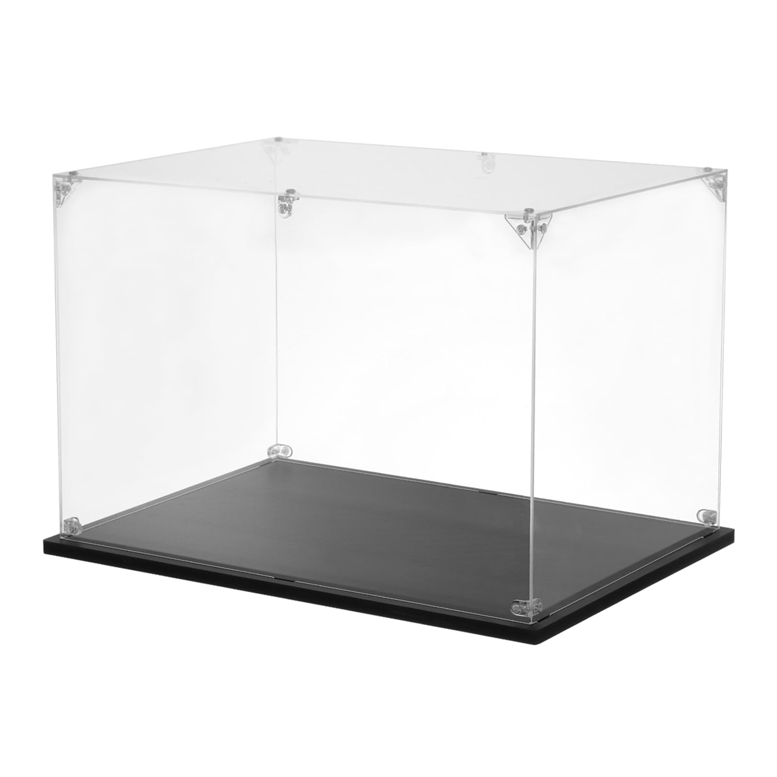 UK Acrylic Display Case Perspex Box 40cm H Big Self-InstallDustproof