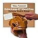 Deluxe JUMBO 8" Wood Frog Guiro Rasp - Musical Instrument Tone Block by World Percussion USA