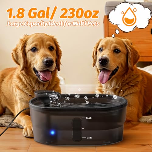 Fuente de Agua Ultra-Silenciosa para Perros 7L miniatura 4