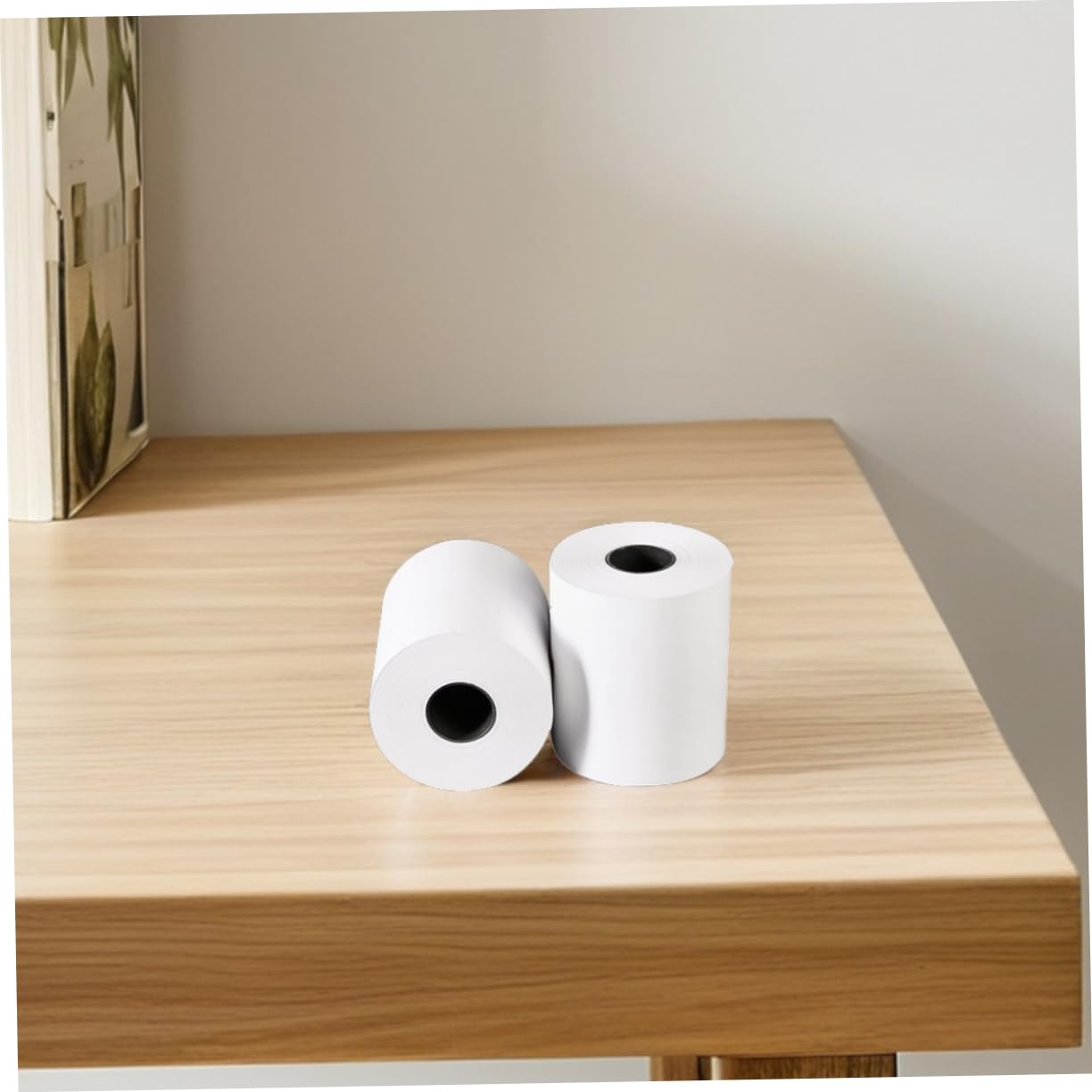 SOIMISS 10 Rollos Papel Térmico para Impresoras de Recibo de Compatible con Múltiples para Supermercados y Tiendas de Trabajo Simplificado