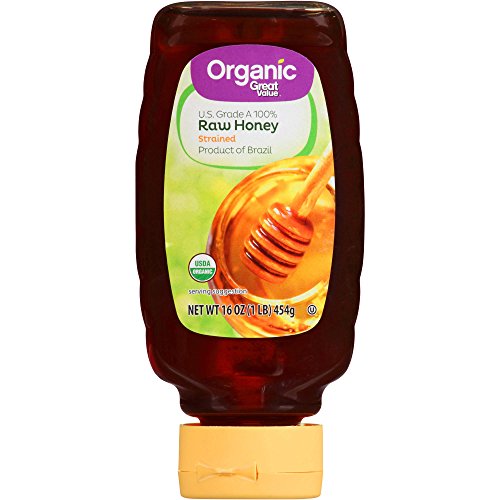 Great Value Organic Raw Honey, 16 oz miniatura 1