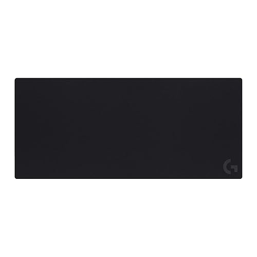 Logitech G G840 Extra Großes Gaming-Mauspad, optimiert für Gaming-Sensoren, mäßige Oberflächenreibung, rutschfeste Mausmatte, Mac- und PC-Gaming-Zubehör, 900 x 400 x 3 mm