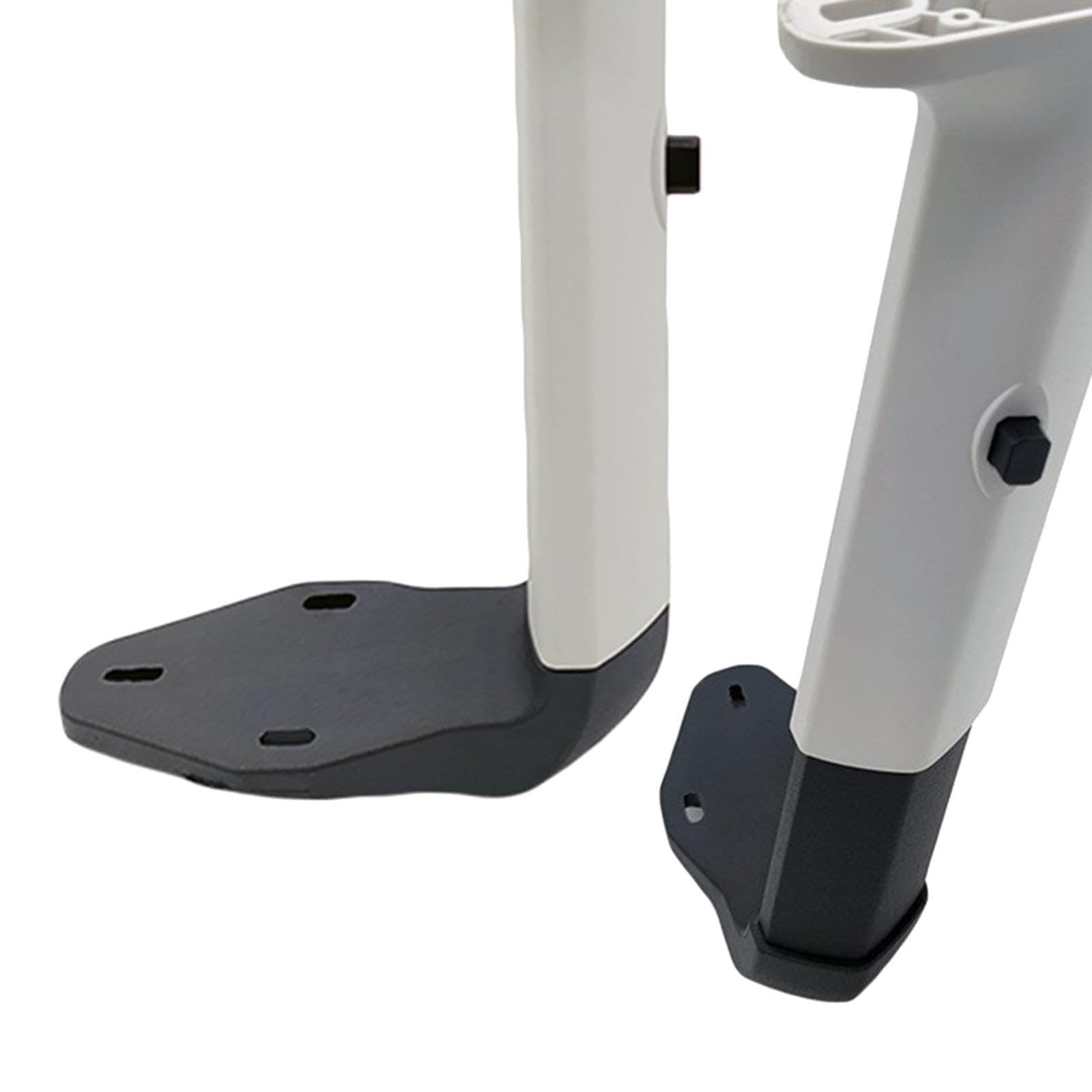 perfk Par de reposabrazos de Silla Ajustable en Altura,Juego de Brazos de Silla de Trabajo para Juegos,Elevable Duradero,Reposabrazos de Silla para, Blanco